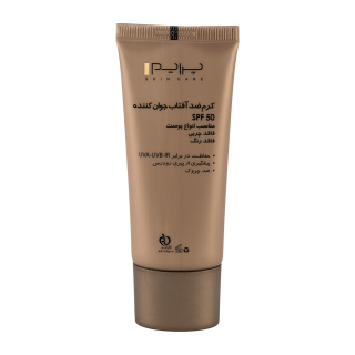کرم ضد آفتاب بی رنگ پرایم مدل Rejuvenating با SPF50 حجم 40 میلی لیتر